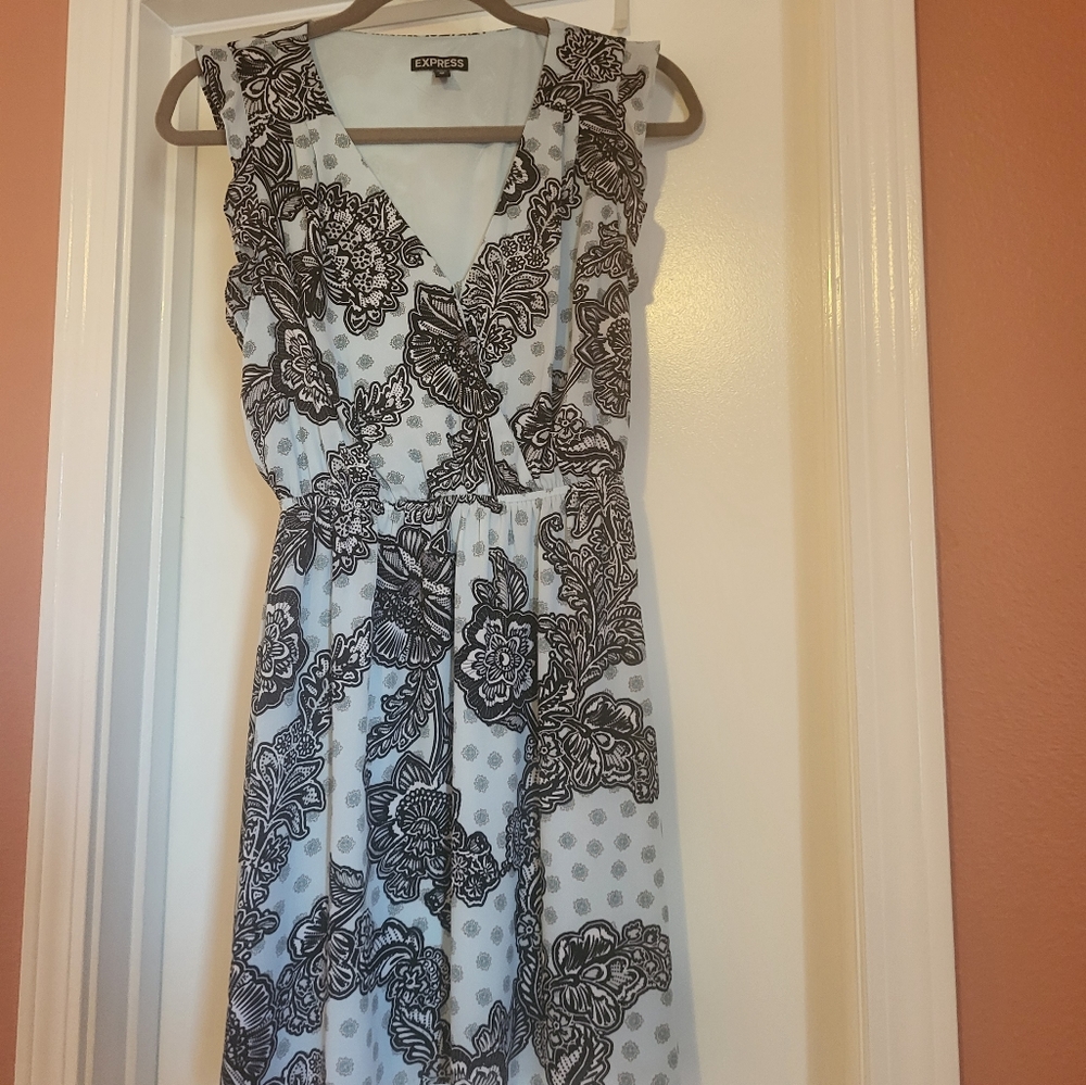 Express XS Flutter Sleeve Dress
